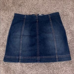 Mini Jean Skirt